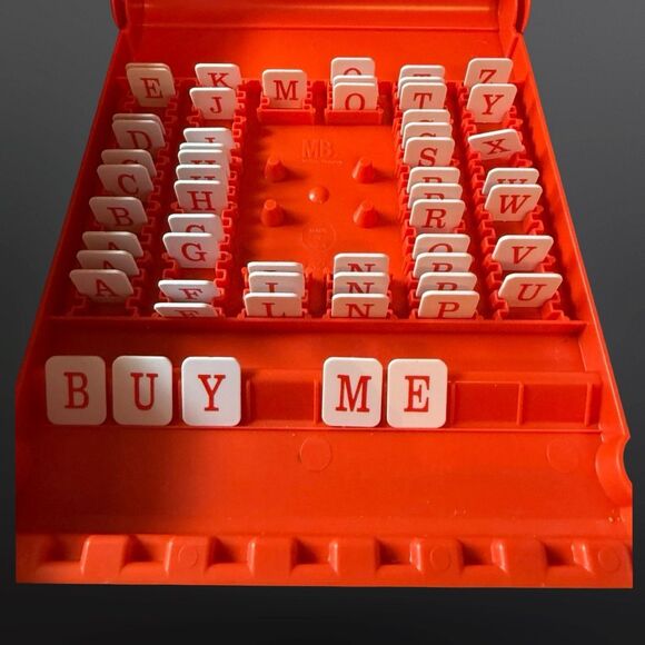 Vintage 1988 Hangman The Original Word Guessing Game  Milton Bradley Complete - Picture 9 of 9